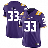 LSU Tigers 33 Jeremy Hill Purple Nike College Football Jersey Dzhi,baseball caps,new era cap wholesale,wholesale hats
